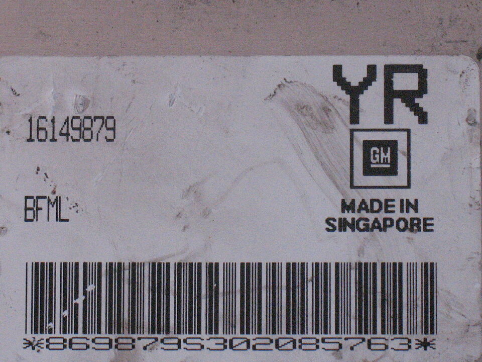 Ecu centralina opel 16149879 yr bczd