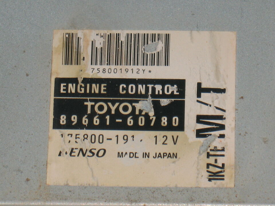 ECU TOYOTA LAND CRUISER 89661-60780 8966160780 1758001912 1kz-te