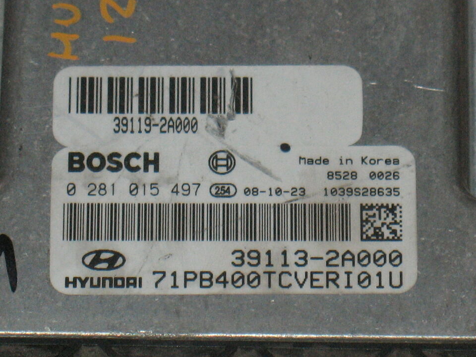 ECU CENTRALINA HYUNDAI I20 1.6 CRD 0281015497 39113-2A000