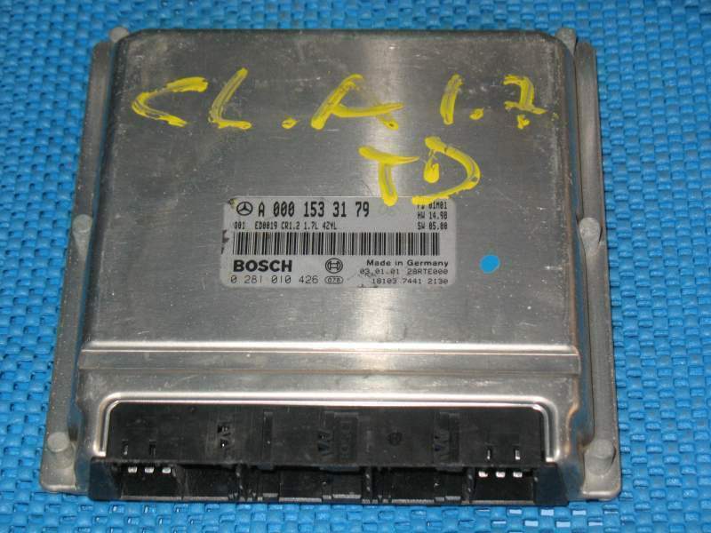 ECU MERCEDES BENZ A0001533179 0281010426 W168 1700 DIESEL EDC15C0-5.14