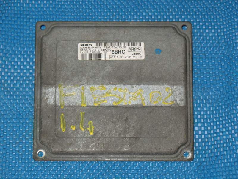 ECU FORD FIESTA FUSION SIEMENS 4S6112A650SC S120977015E 6BHC