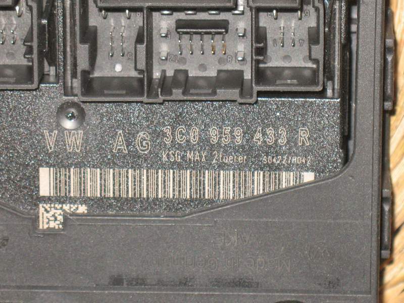 VW PASSAT B6 Comfort Control Module 3C0959433R