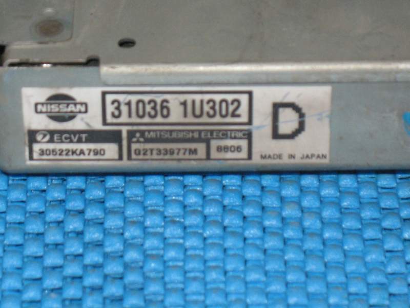 Ecu cambio automatico nissan ecvt 31036 1u302 1u304
