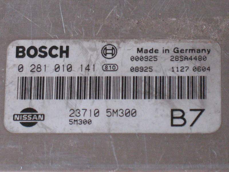 ECU NISSAN ALMERA 2.0 DI BOSCH 0 281 010 141 23710 5M300 0281010141 EDC15M+1-5.3
