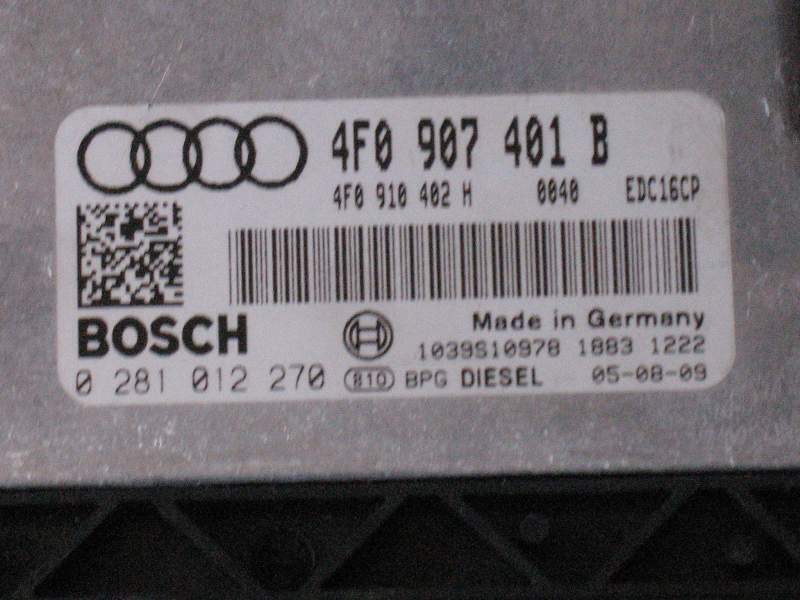 ECU AUDI A6 3.0 TDI BOSCH 0281012270 4F0907401B EDC16CP