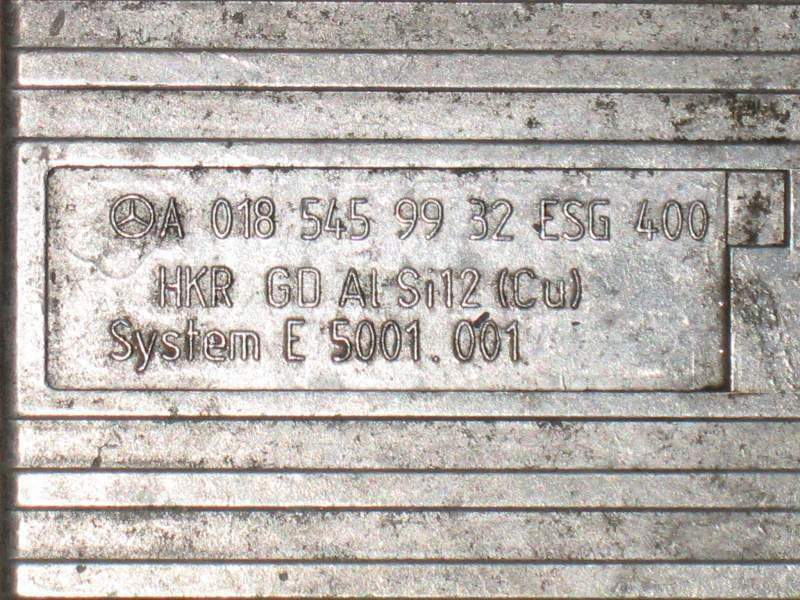 Mercedes CE CLK SLK Class ESG ausiliaria Fan 0185459932 A