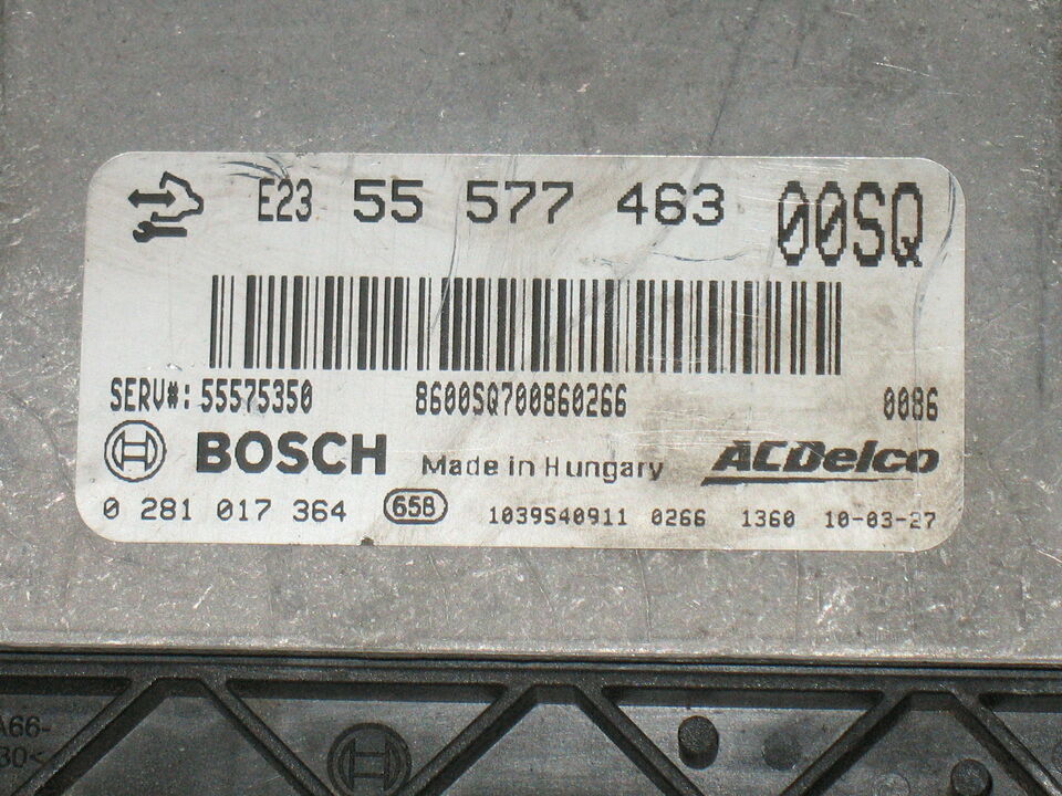 CHEVROLET CORSA D 1.3 CDTI 55577463 55575350 EDC17C18 0281017364