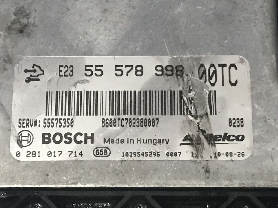 ECU OPEL CORSA D 0281017714 55578998 00TC E23 EDC17C18