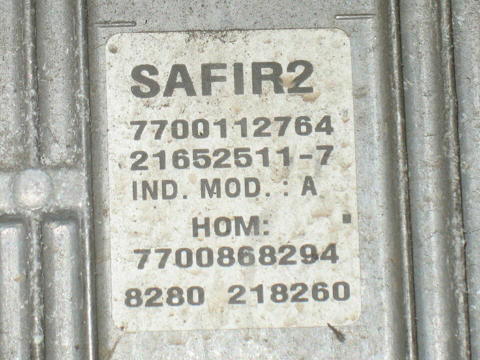 ECU RENAULT CLIO 1.2 SAGEM 216525117 7700112764 HOM 7700868294