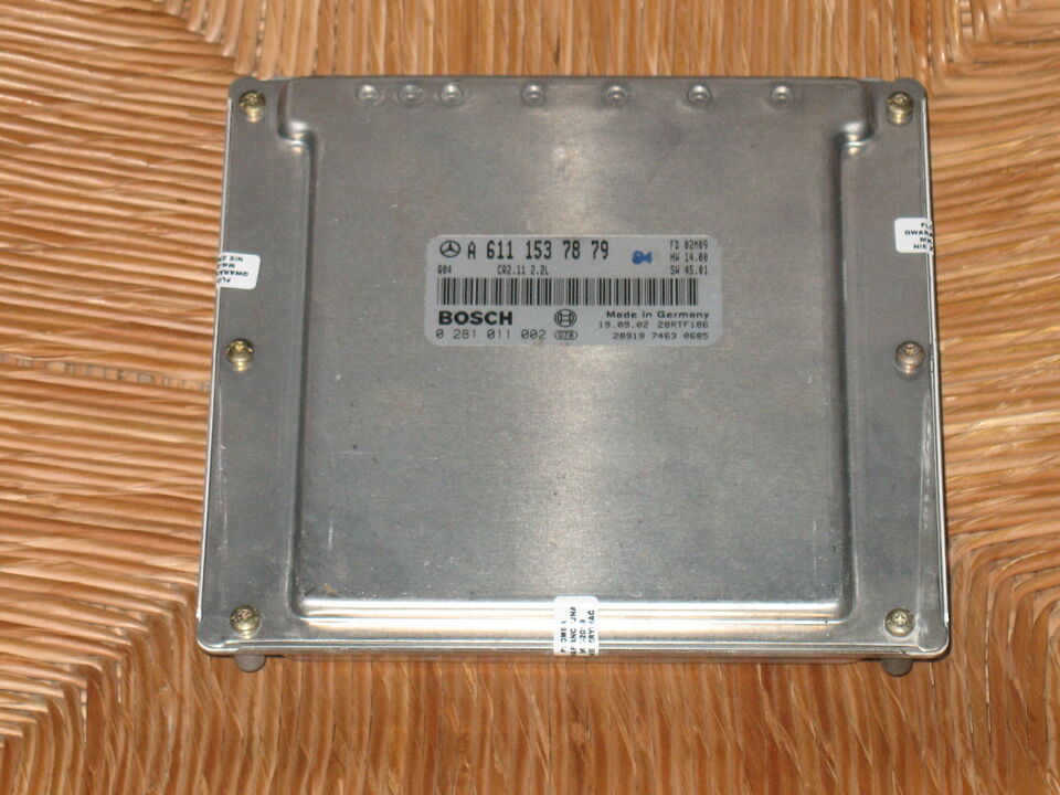ECU MERCEDES C200 2.2 0281011002 A6111537879 HW 14.00 CR2.11 EDC15C6