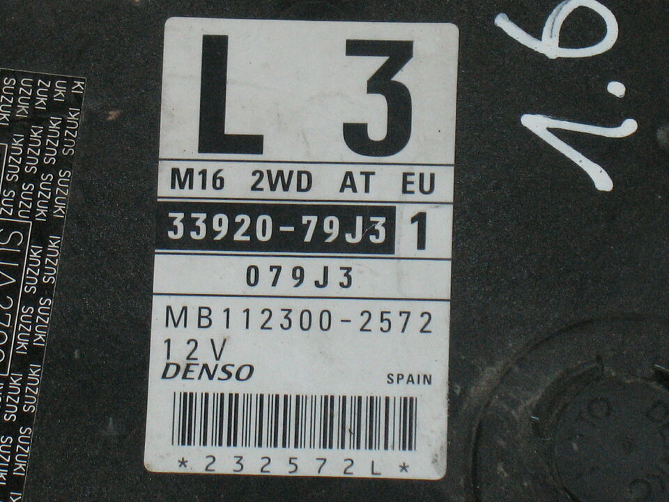 SUZUKI SX4 1.6 16V DENSO 3392079J3 3392079J3 MB1123002572