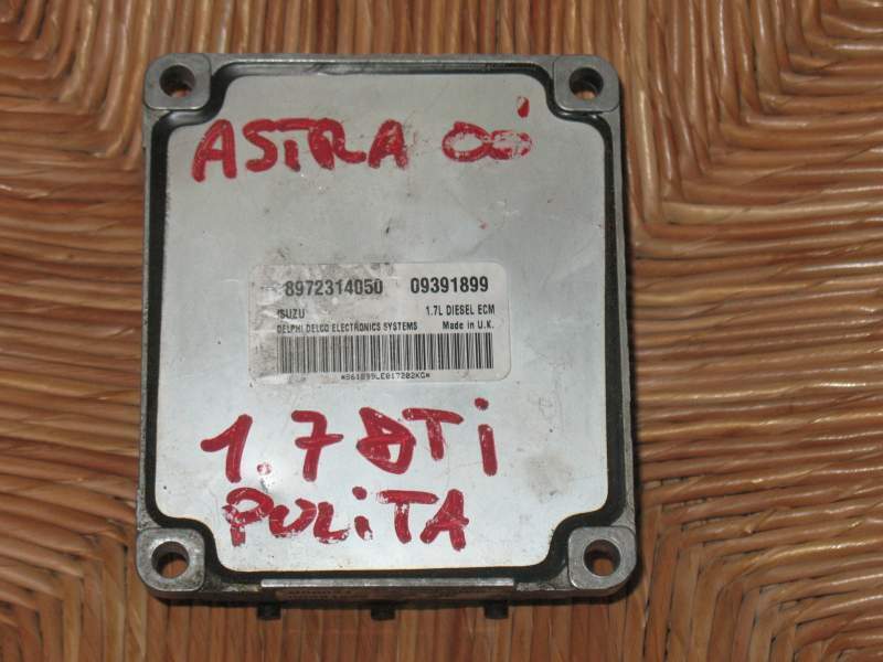 Ecu opel astra isuzu 8972314050 delco 09391899 1.7L/TX2 Y17DIT