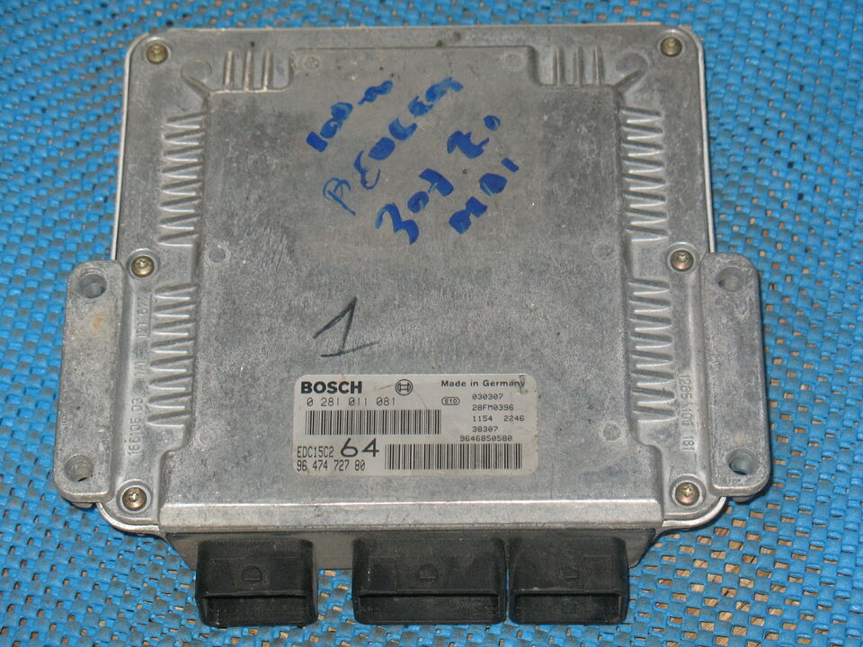 ECU PEUGEOT 307 2.0 HDI 0281011081 9647472780 EDC15C2