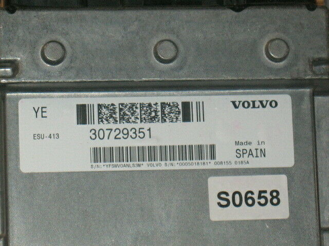 ECU VOLVO YE ESU-413 30729351 SN:0005018181 0081550185A