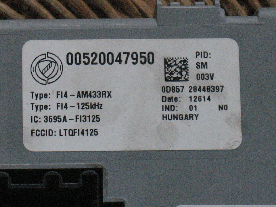 BODY COMPUTER 2015 00520047950 520047950 BLU