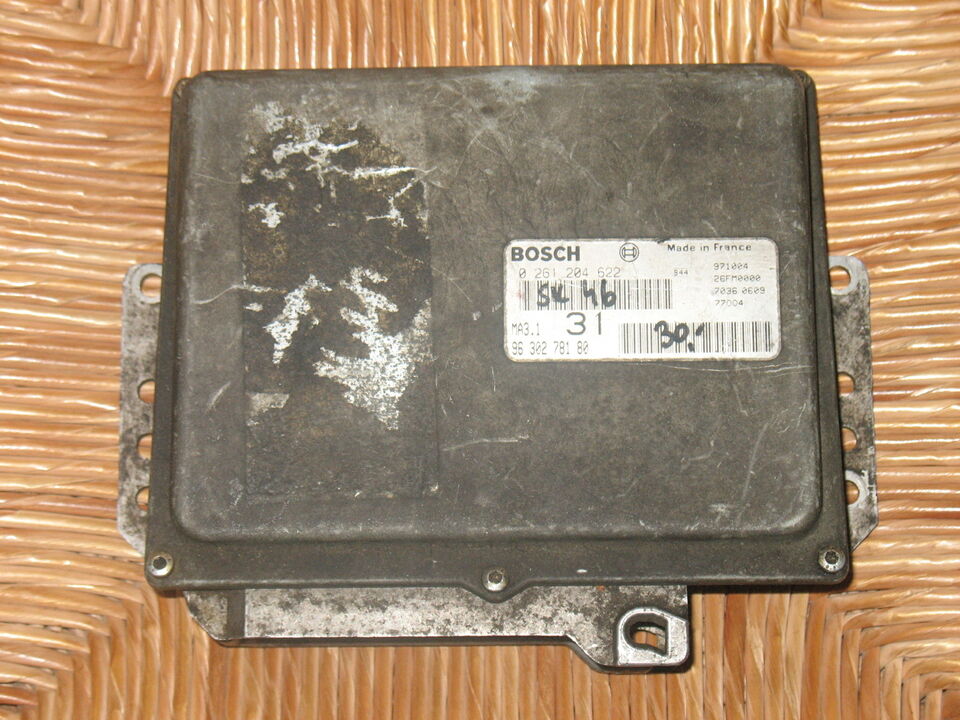 ECU CITROEN SAXO 1.1 BOSCH 0261204622 9630278180 MA3.1 31