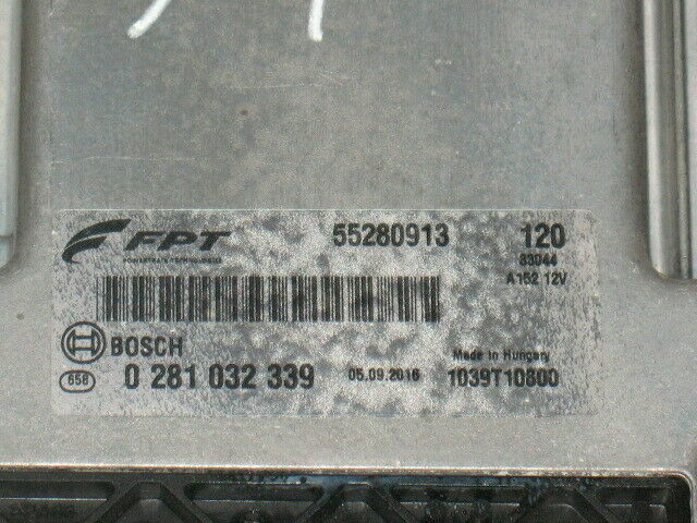 ECU CENTRALINA FIAT 500L DOBLO 1.6 0281032339 EDC 17C69-3.C2 55280913