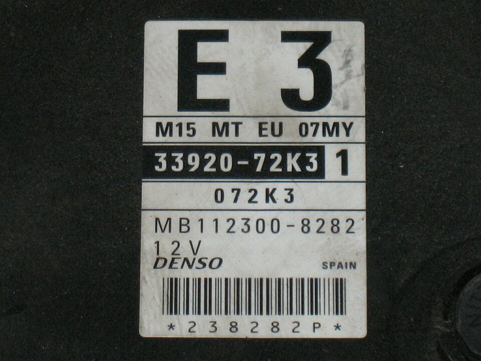 SUZUKI SWIFT DENSO 33920-72K3 3392072K3 MB1123008281