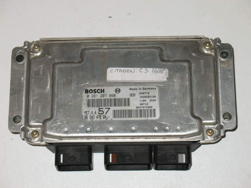 ECU CITROEN C3 1.6 BOSCH 0261207860 9647972980 ME7.4.4