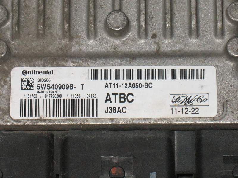 ECU FORD TRANSIT AT11-12A650-BC 5WS40909B-T ATBC