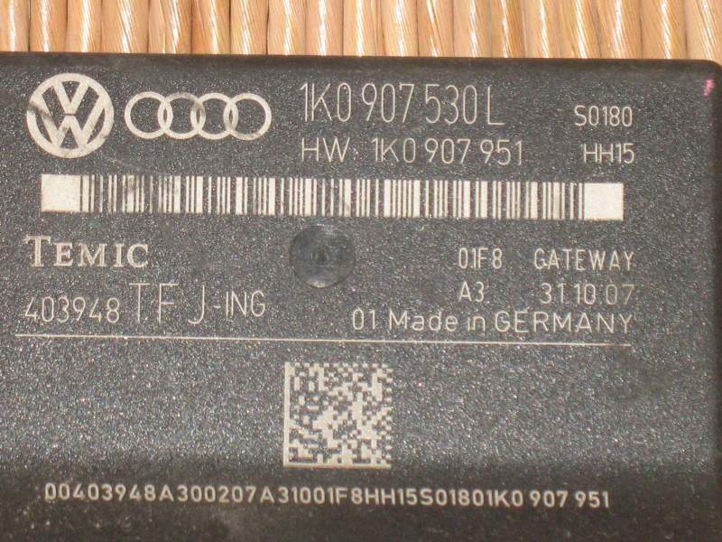 Control module gateway volkswagen audi 1k0907530l
