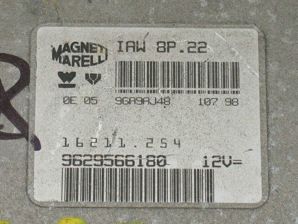 ECU CENTRALINA ULISSE PEUGEOT 806 IAW 8P.22 9629566180 16211254