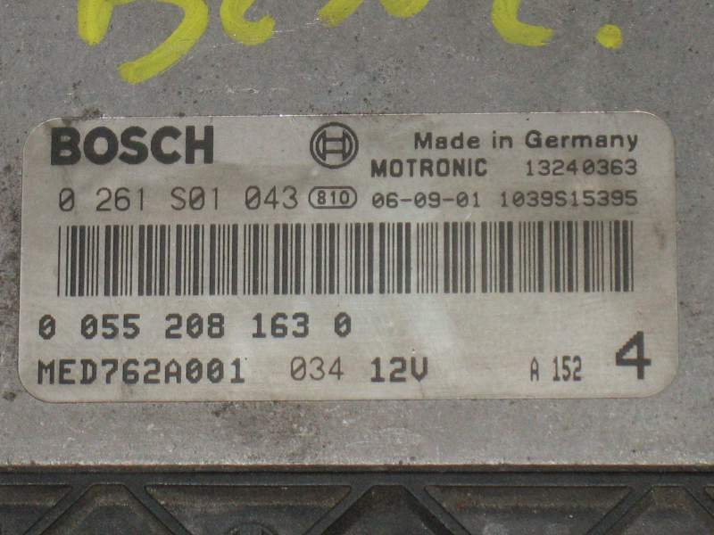 Alfa Romeo 159 3.2 V6 QUATTRO 0261S01043 00552060270 MED 7.6.2