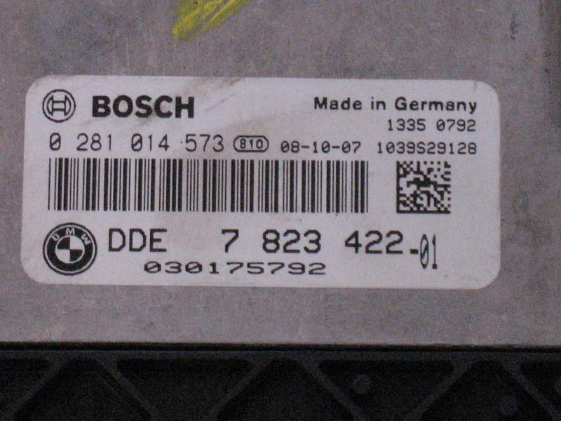 Kit ecu bmw e87 bosch 0281014573 cas siemens 5wk49513ybr EDC17C06-4.13