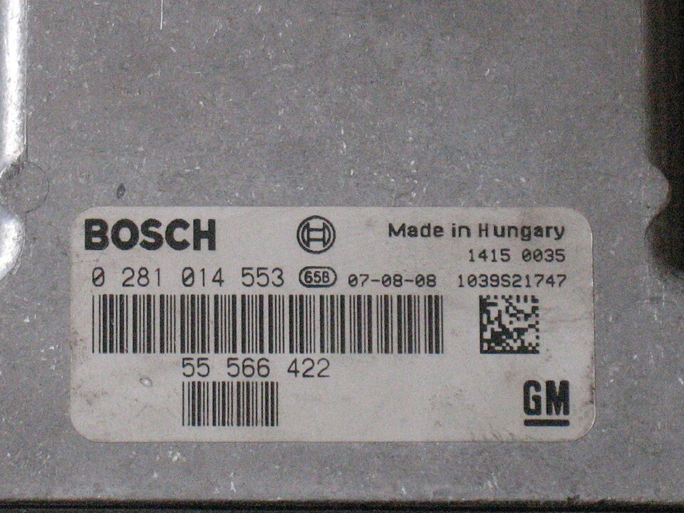ECU OPEL SAAB 9-5 95 2007 1.9 TiD 150 CV 0281014553 55566422