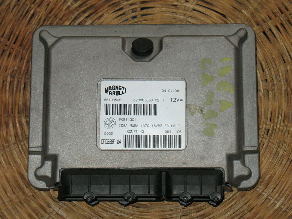 ECU FIAT IDEA MUSA MARELLI 55198505 6200005302 CFC228F04
