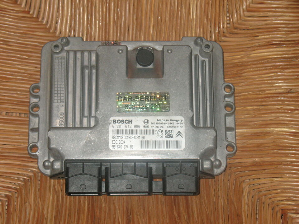 Ecu CITROEN C4 1.6 HDI 0281012980 9663476180 9653958980 EDC 16C34-4.11