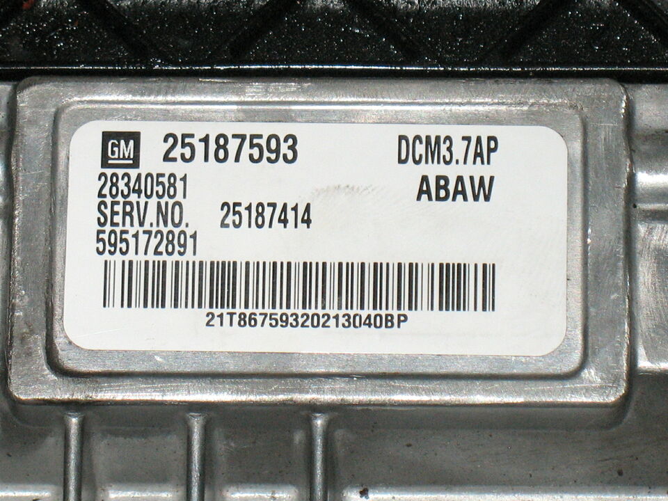ECU ECU ORLANDO OPEL ANTARA GM 25187593 595172891 28340581