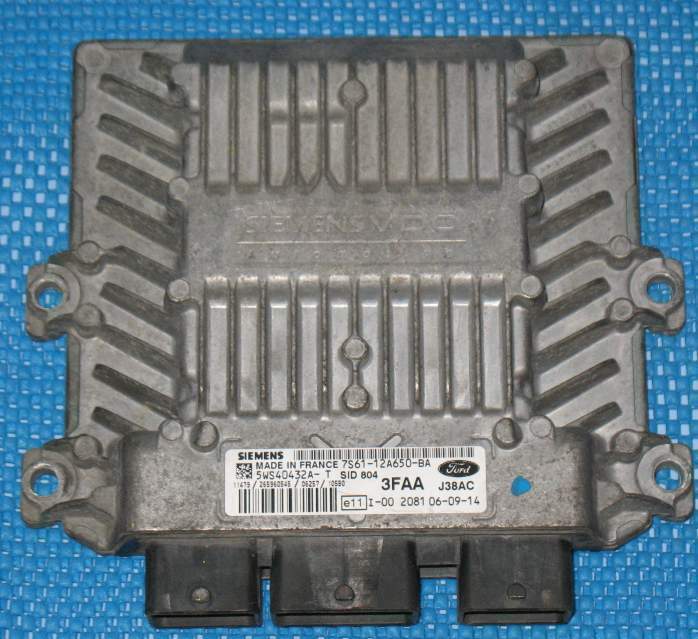 FORD FUSION ECU 1.4 TDCi 3FAA 7S61-12A650-BA 5WS40432A-T SID 804