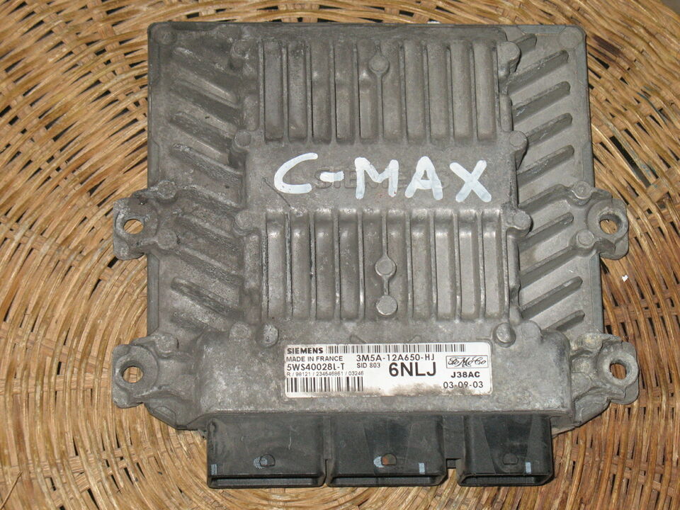 Ecu ford focus c max 2.0 5ws40028l-t 3M5A-12A650-HJ 6nlj sid803