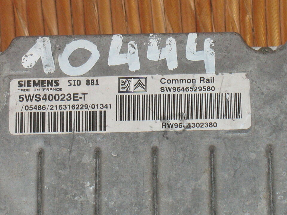 CITROEN C5 2.0 SID801 5WS40023E-T SW 9646529580 HW 9644302380