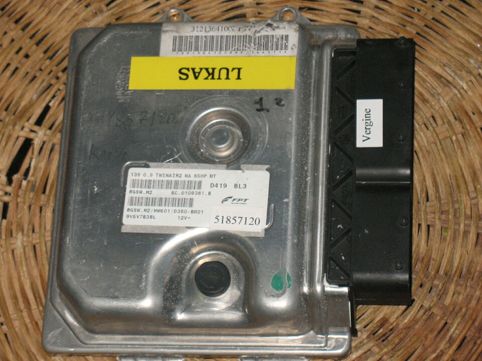 Ecu fiat panda 500 0.9 twin air fpt 51857120 hw601 8gsw h2