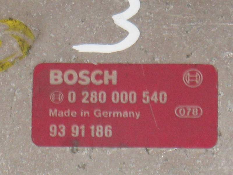 ECU CENTRALINA SAAB 9000 BOSCH 0280000540 9391186 TURBO 2L 16V
