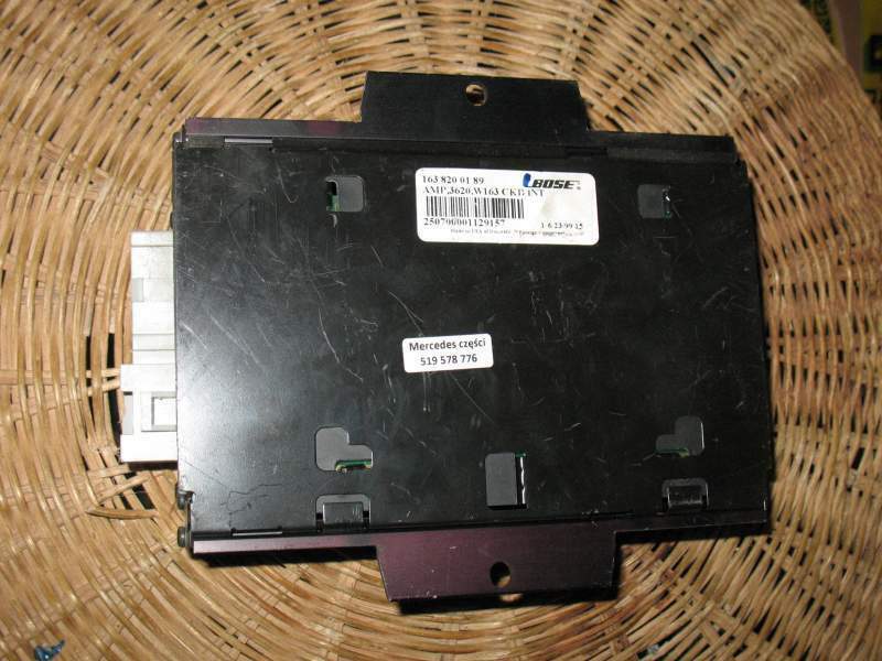 Ecu audio amplifier mercedes w163 ml, Bose, 1638200189