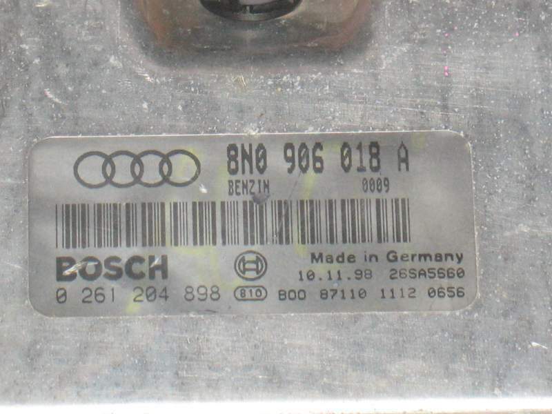 ECU CENTRALINA AUDI TT 1.8 TB 0261204898 8N0906018A ME7.5