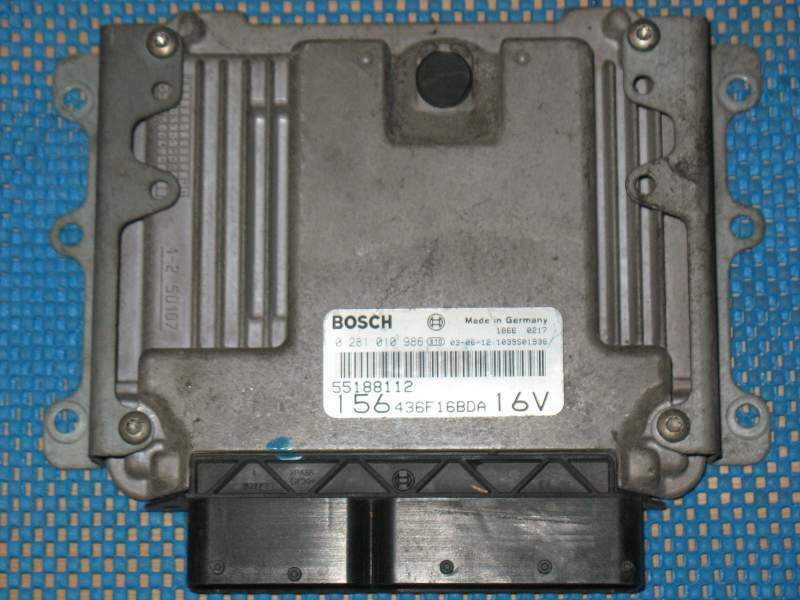 ECU motore Alfa Romeo 156 1.9JTD 0281010986 EDC16C8