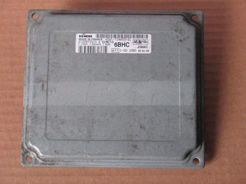ECU FORD FIESTA FUSION SIEMENS 4S6112A650SC S120977015E 6BHC