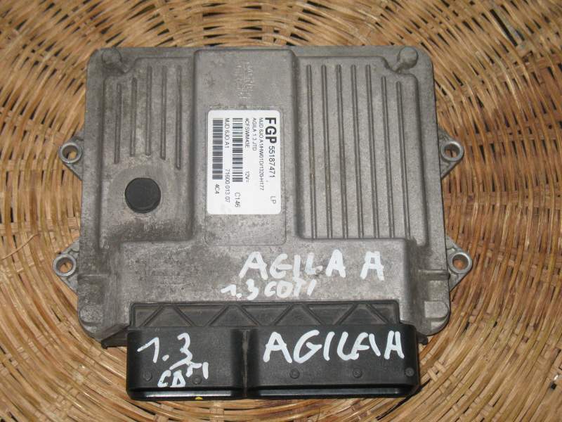 ECU 1.3 CDTI OPEL AGILA 55187471 MJD 6JO.A1 HW01D 1320-H177