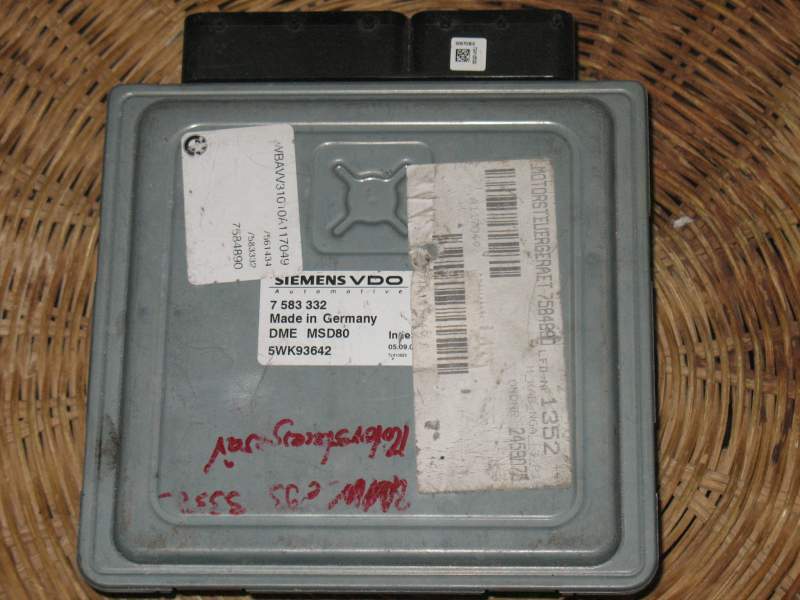 ECU BMW 7583332 Siemens 5WK93642 BMW 525xi 5er Serie, E60