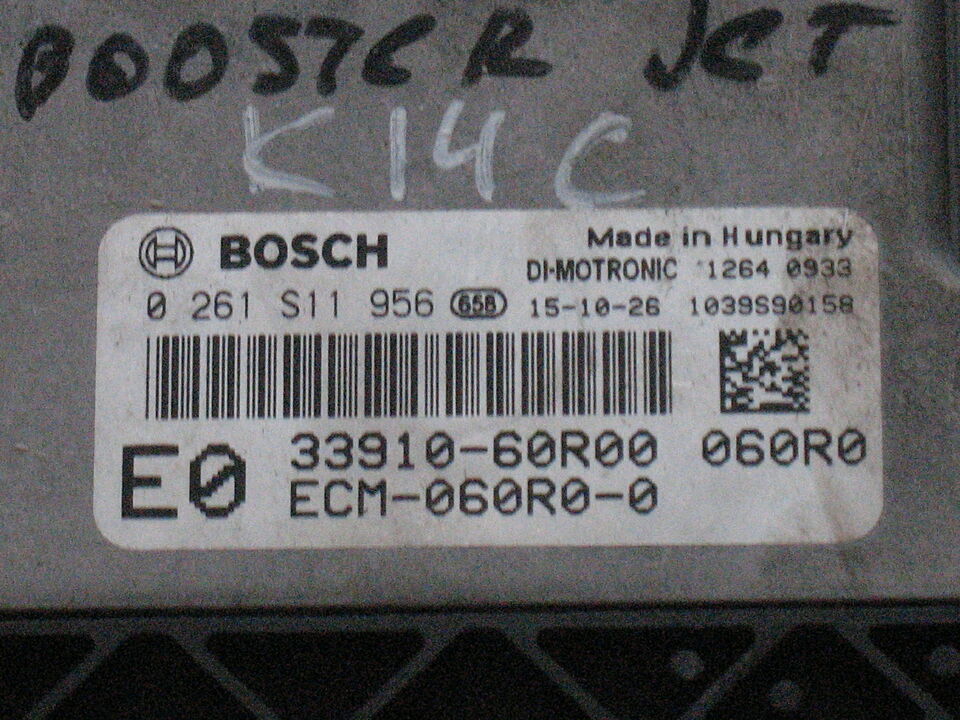 ECU SUZUKI VITARA 0261S11956 33910-60R00 ECM-060R0-0 MED 17.9.63