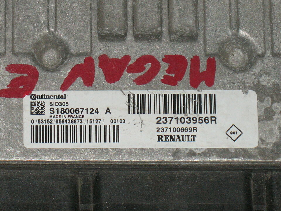 ECU RENAULT LAGUNA MEGANE S180067124A SID305 S180067124 A