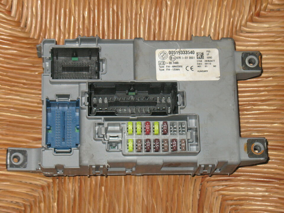 Body computer fiat panda 00519333540 519333540