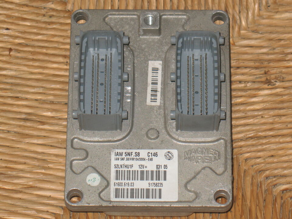 Ecu centralina fiat panda 4X4 1.2 iaw 5nf.s8 51758235 hw104