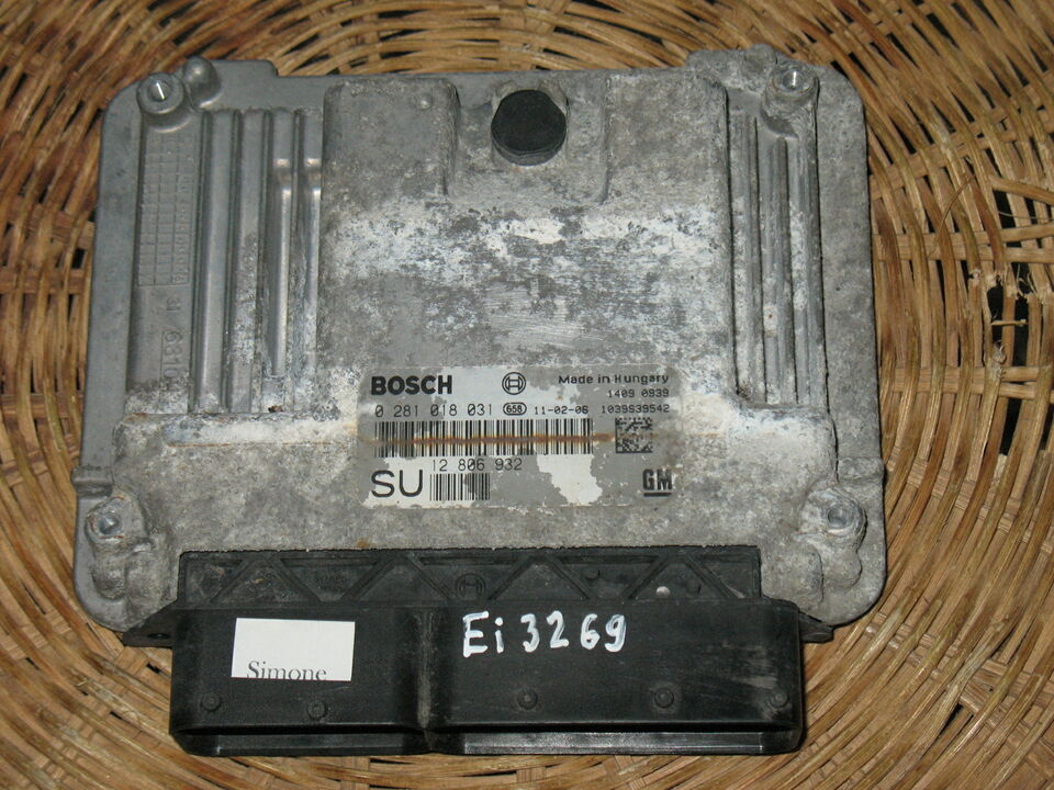Ecu saab chevrolet captiva bosch 0281018031 gm 12806932