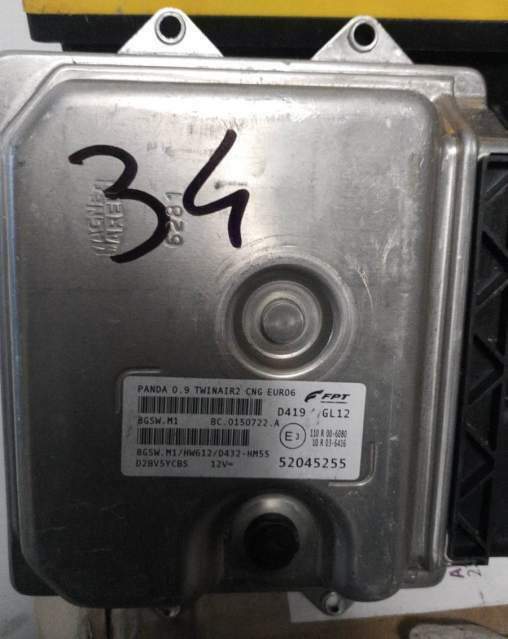 ECU PANDA TWINAIR2 CNG MARELLI 52045255 8GSW.M1 HW612 D3D0