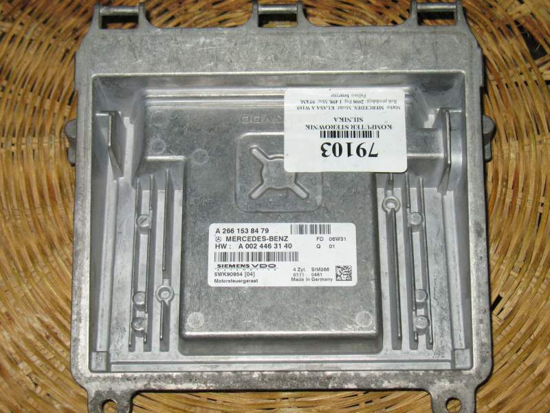 ECU MERCEDES A140 A2661538479 A0024463140 SIM266 5WK90954